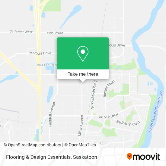 Flooring & Design Essentials map