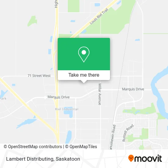 Lambert Distributing map