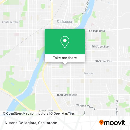 Nutana Collegiate map