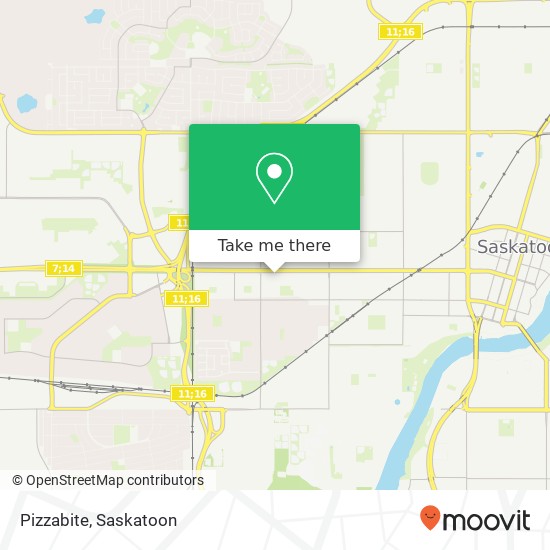 Pizzabite, Saskatoon, SK S7M plan