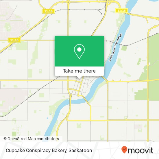 Cupcake Conspiracy Bakery, 157 2nd Ave N Saskatoon, SK S7K plan