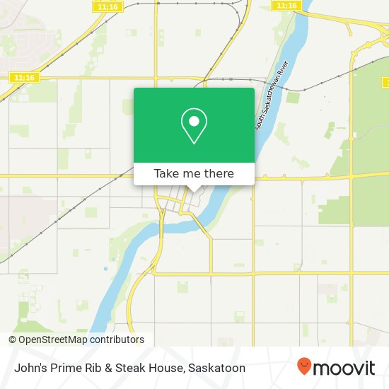 John's Prime Rib & Steak House, 401 21st St E Saskatoon, SK S7K 0C5 map