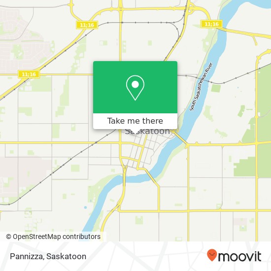 Pannizza, 201 1st Ave N Saskatoon, SK S7K plan