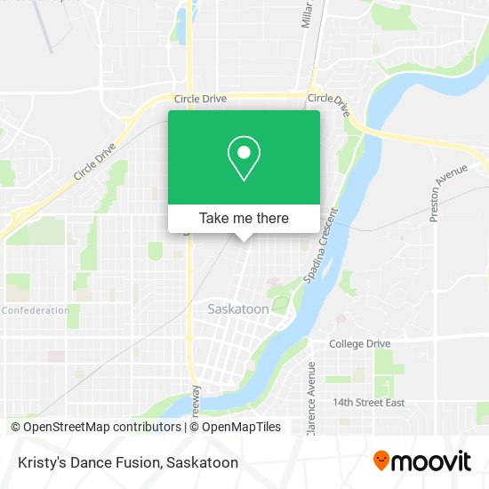 Kristy's Dance Fusion map