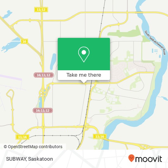 SUBWAY, 831 51st St E Saskatoon, SK S7K 5C6 map