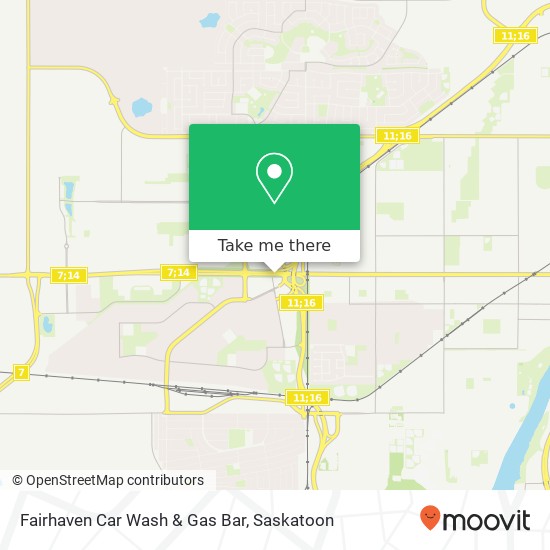 Fairhaven Car Wash & Gas Bar map