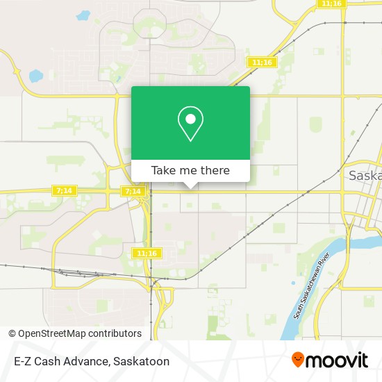 E-Z Cash Advance map