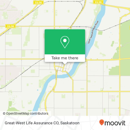 Great-West Life Assurance CO map