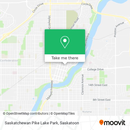 Saskatchewan Pike Lake Park map