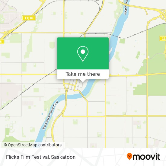 Flicks Film Festival map