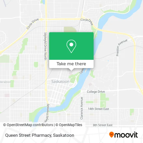 Queen Street Pharmacy map