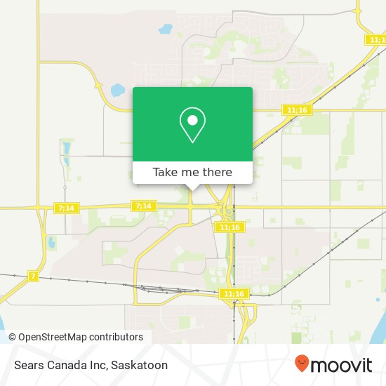 Sears Canada Inc map