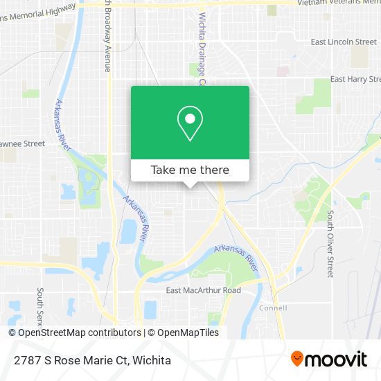 Mapa de 2787 S Rose Marie Ct