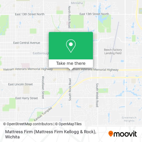 Mapa de Mattress Firm (Mattress Firm Kellogg & Rock)