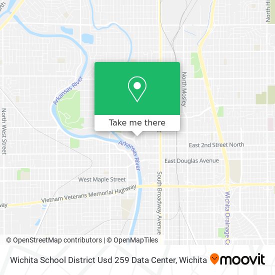 Wichita School District Usd 259 Data Center map