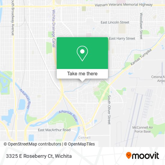 3325 E Roseberry Ct map