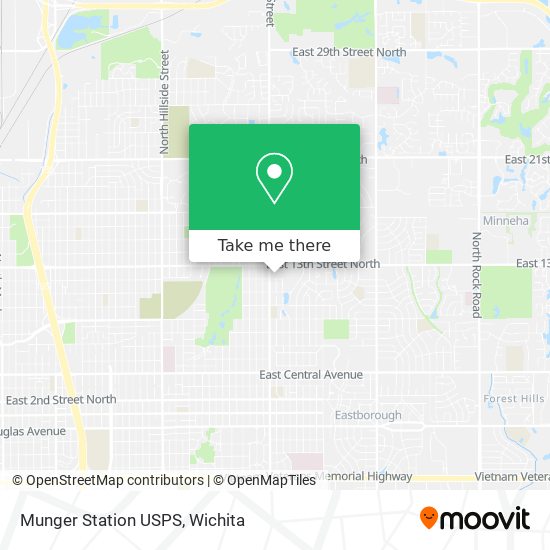 Mapa de Munger Station USPS