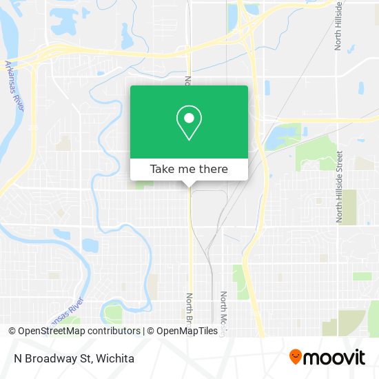 Mapa de N Broadway St