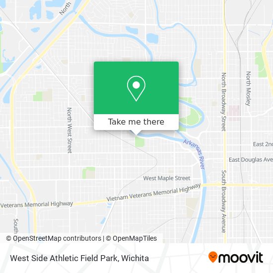 West Side Athletic Field Park map