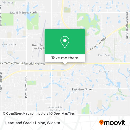 Mapa de Heartland Credit Union