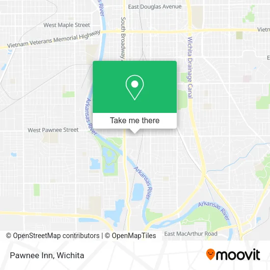 Mapa de Pawnee Inn