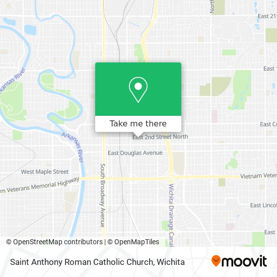 Saint Anthony Roman Catholic Church map