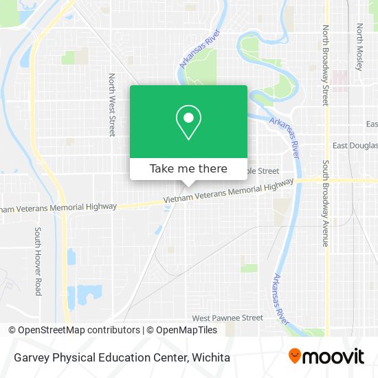 Mapa de Garvey Physical Education Center
