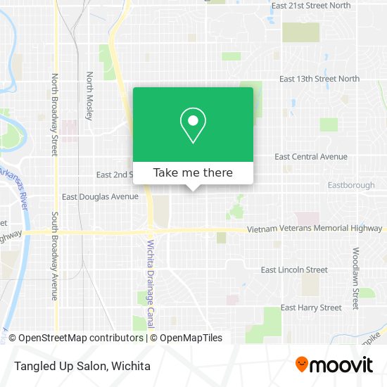Mapa de Tangled Up Salon