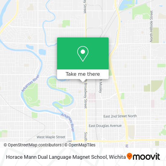 Mapa de Horace Mann Dual Language Magnet School