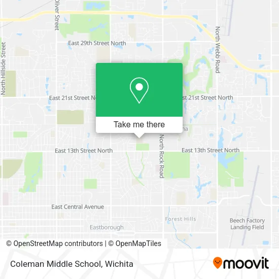 Coleman Middle School map