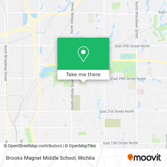 Mapa de Brooks Magnet Middle School