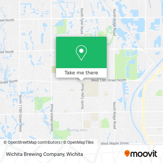 Wichita Brewing Company map