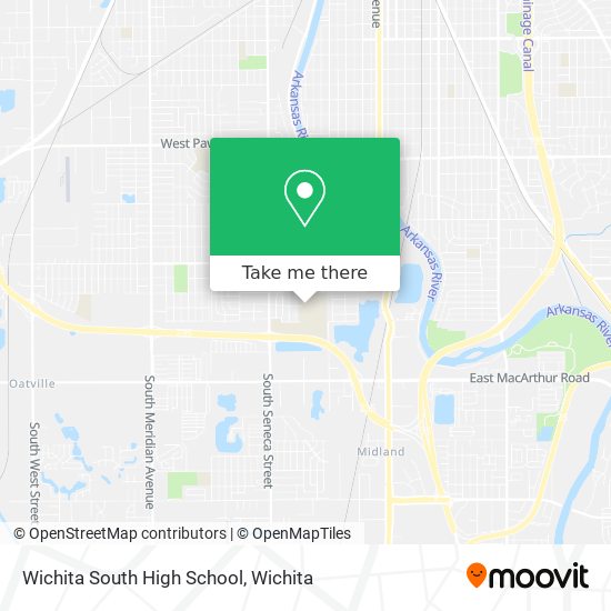 Mapa de Wichita South High School