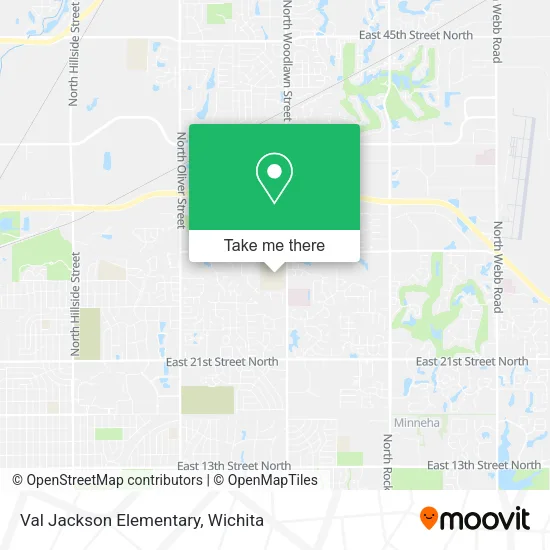 Val Jackson Elementary map