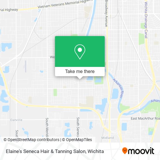 Elaine's Seneca Hair & Tanning Salon map
