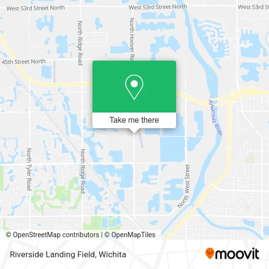 Riverside Landing Field map