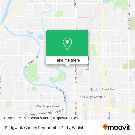 Sedgwick County Democratic Party map