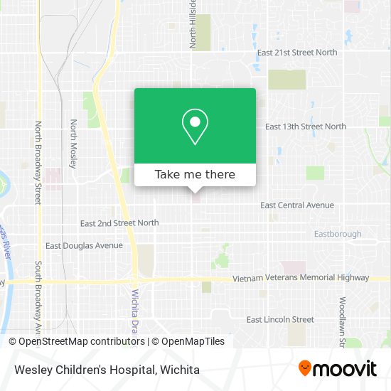 Wesley Children's Hospital map