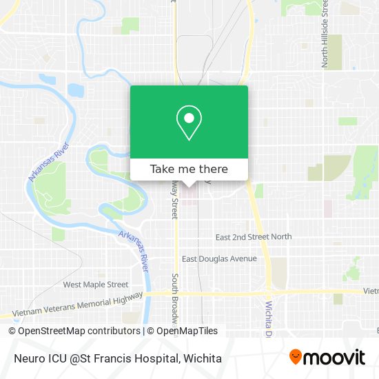 Mapa de Neuro ICU @St Francis Hospital