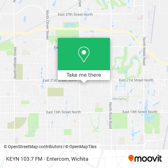 KEYN 103.7 FM - Entercom map