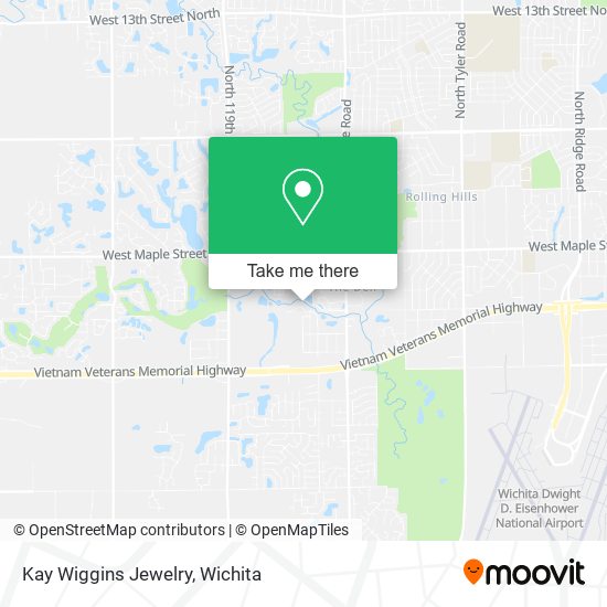 Kay Wiggins Jewelry map