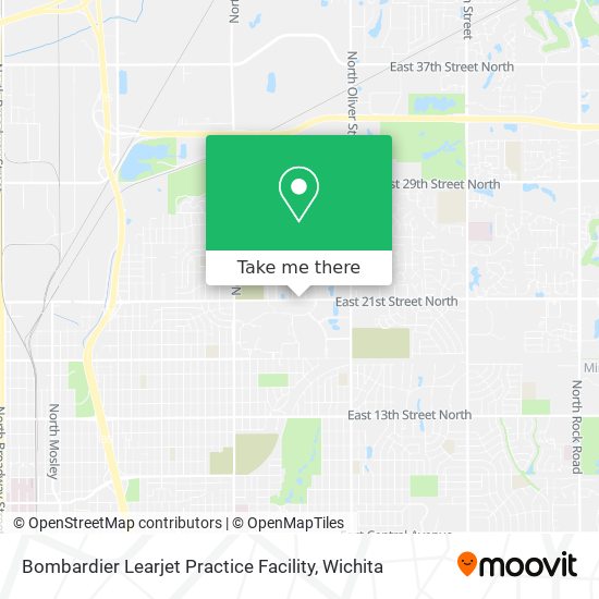 Bombardier Learjet Practice Facility map