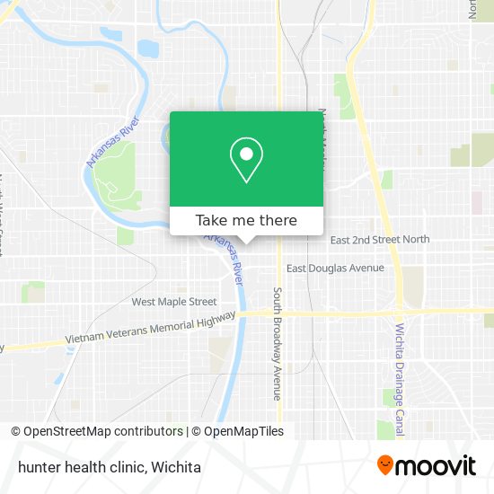 hunter health clinic map