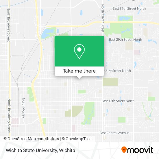 Mapa de Wichita State University