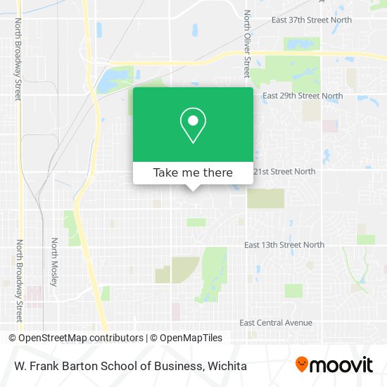 Mapa de W. Frank Barton School of Business