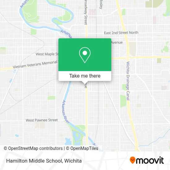 Hamilton Middle School map