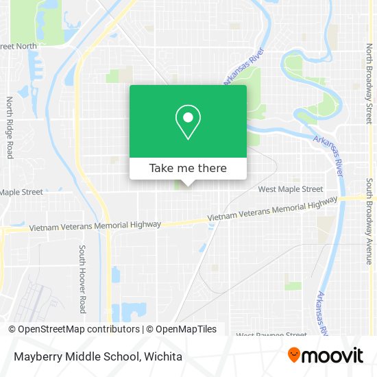 Mayberry Middle School map