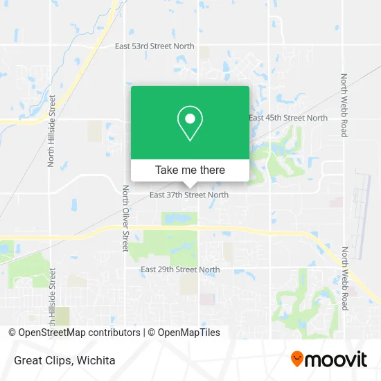 Great Clips map