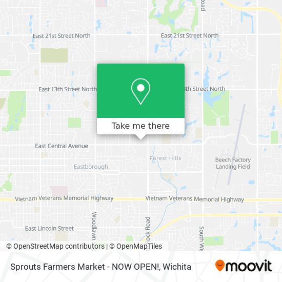 Mapa de Sprouts Farmers Market - NOW OPEN!