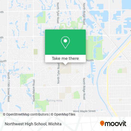 Mapa de Northwest High School